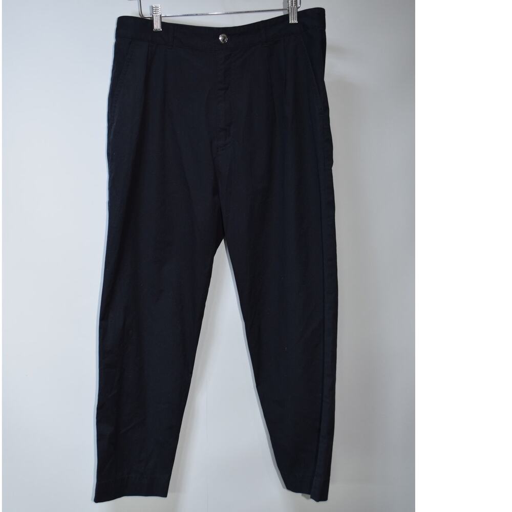 Marc by Marc Jacobs Black Tapered Pants Size 10 High Rise Pleated Front